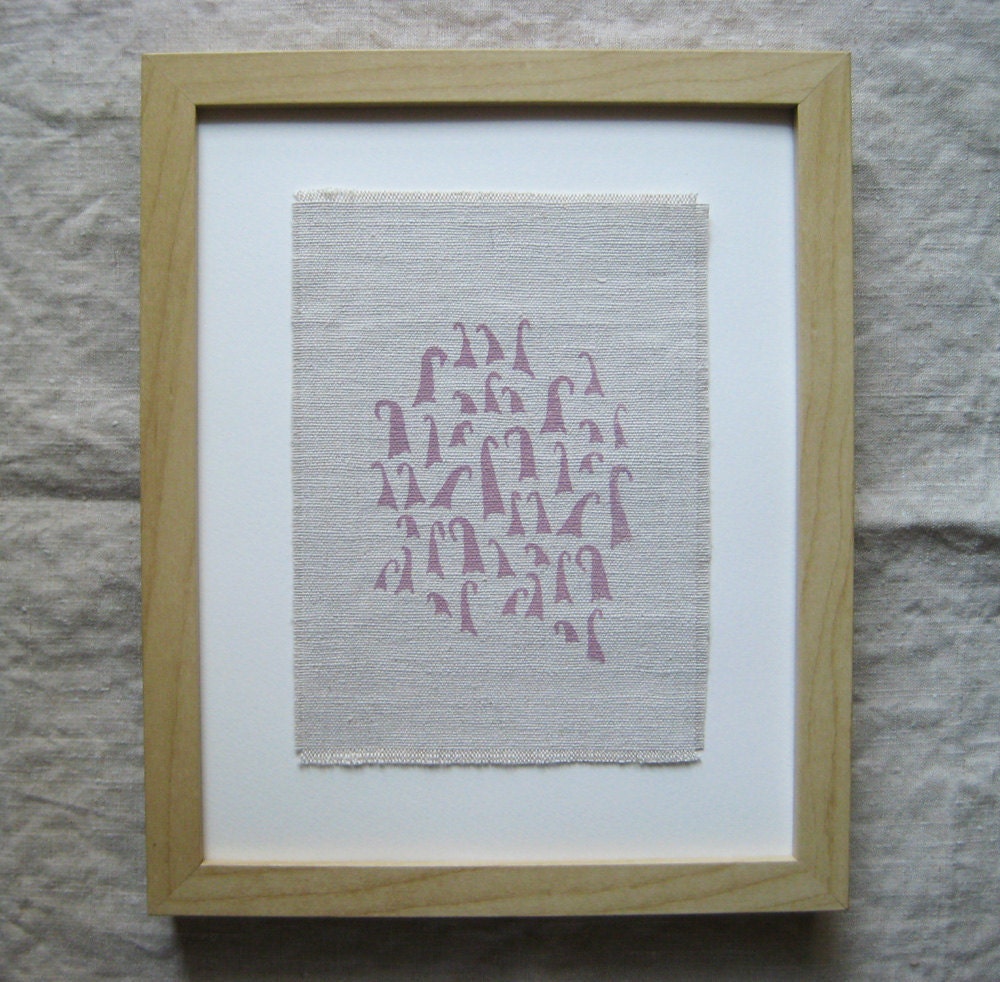 5x7 Hearten Art Print on Hemp Canvas