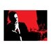 11x14 Mad Men Don Draper on red (279mm x 355mm)
