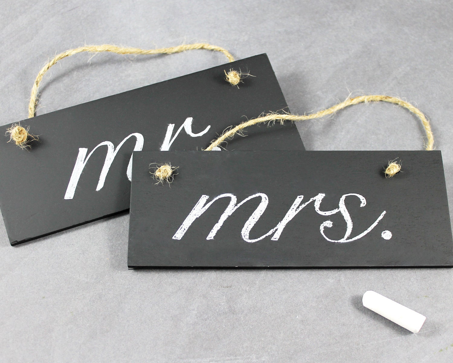 Hanging Chalk Board Sign for Wedding Decorations