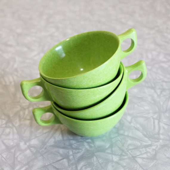 Luscious lime Melmac mugs