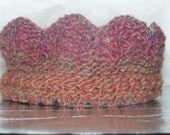 Hand Knit Prince/Princess Crown for Newborns
