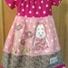 Reserved. Max and Ruby Dress PINK Polka Dots and Brown Zebra toddler girls summer dress EtsyKids Team