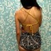 Golden Retro Swimsuit