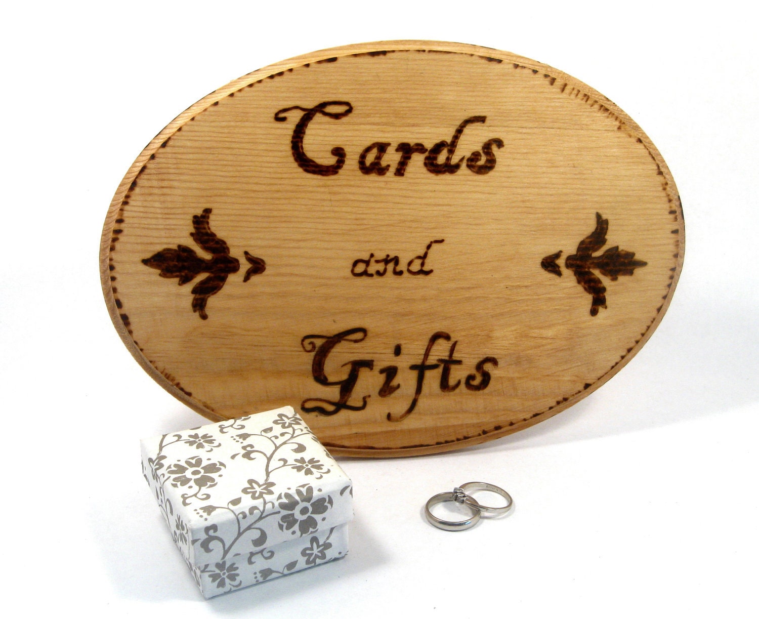 Rustic Wedding table signs.  Gifts and Cards.