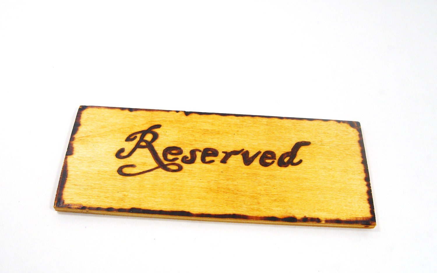 Wedding sign. Rustic Wedding Decor. Wood burned Wedding sign for Reserved seating.