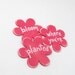 Shabby chic magnets. Bloom where you're Planted.
