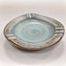 Stangl Pottery Ashtray Turquoise and Antique Gold