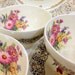 Crown Ducal Florentine Cups and Saucers Floral