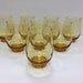 Libbey Tempo Honey Gold Amber Glasses