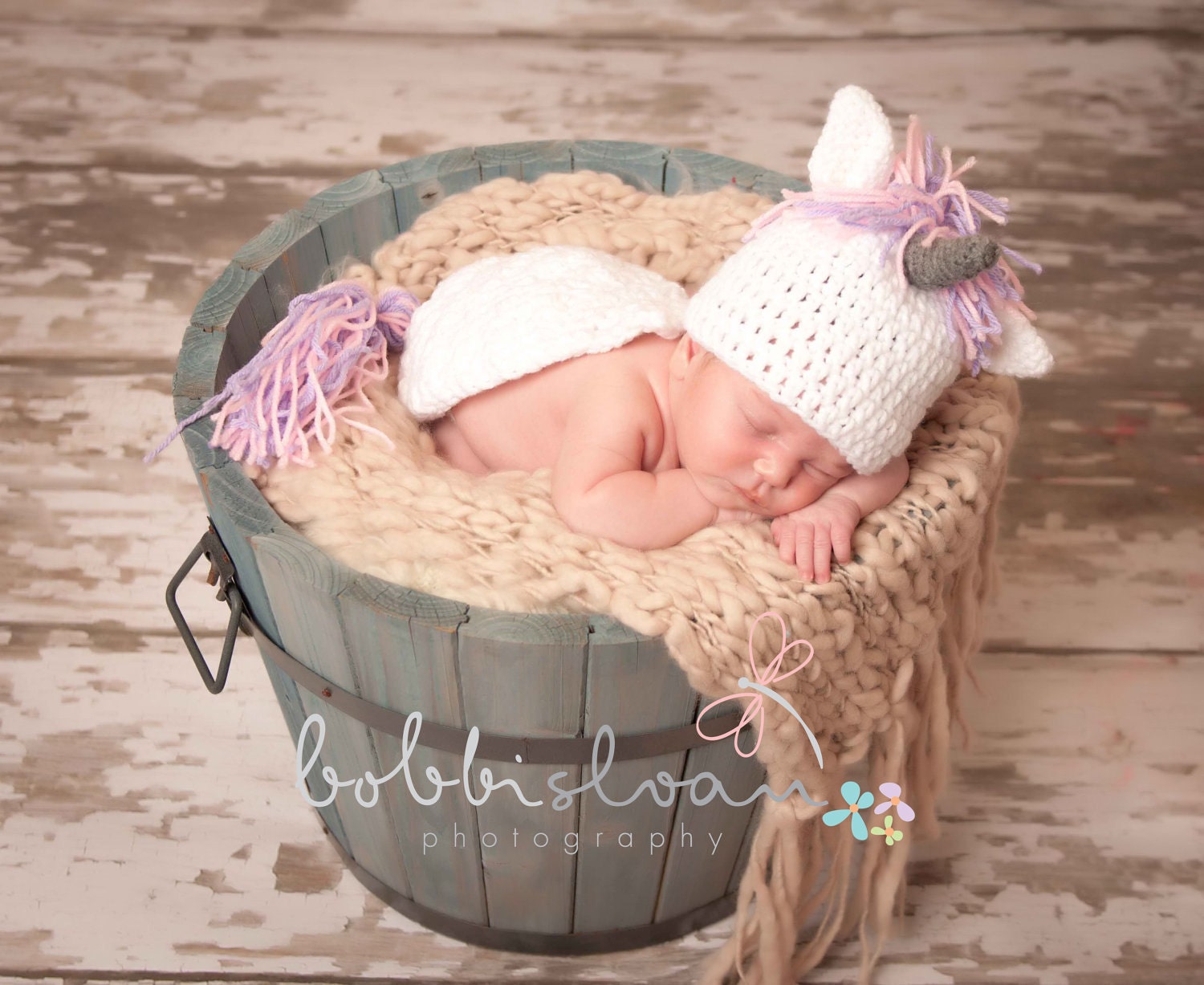 Crochet Baby Unicorn Hat and Critter Cape Set