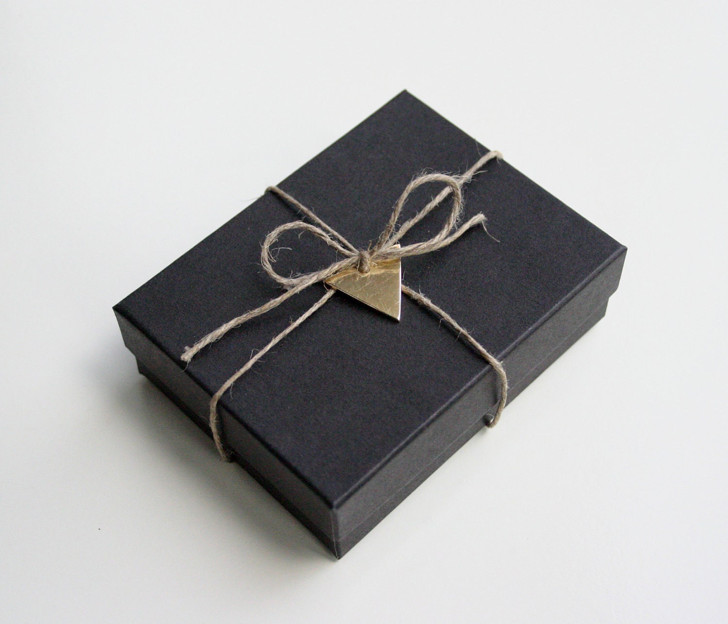 Mini silver triangle stud earrings - Made to order