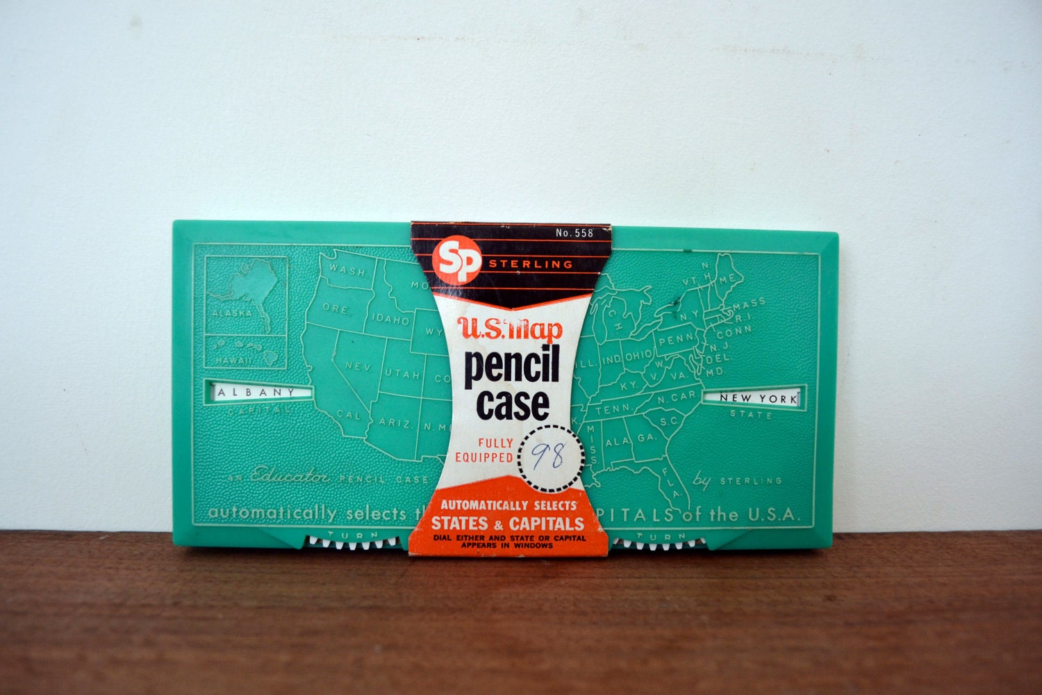 Sterling Co Pencil Case - States and Capitals- Back to School
