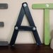 large Letter home decor wedding ... three LaRGe Letters E A T .. you choose colors