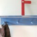 blue shelf home decor SMaLL PeG SHeLF by Wreckd on Etsy
