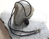 Commanding Black "Day of the Dead" Skull Necklace
