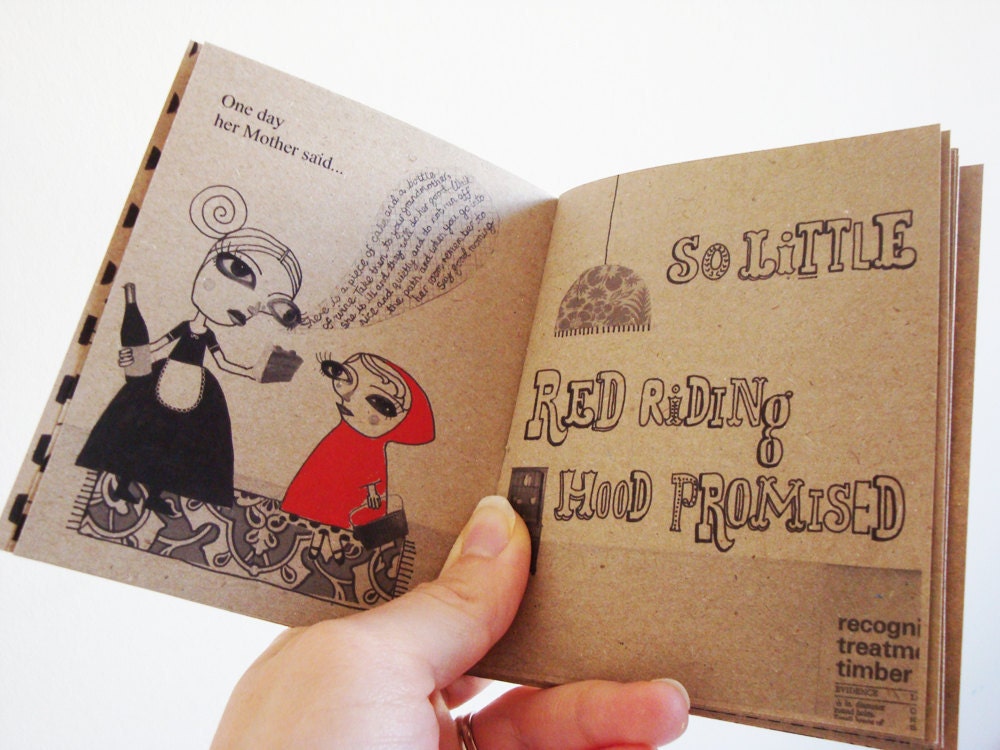Little red riding hood book / zine