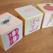 Personalized alphabet blocks - custom name blocks