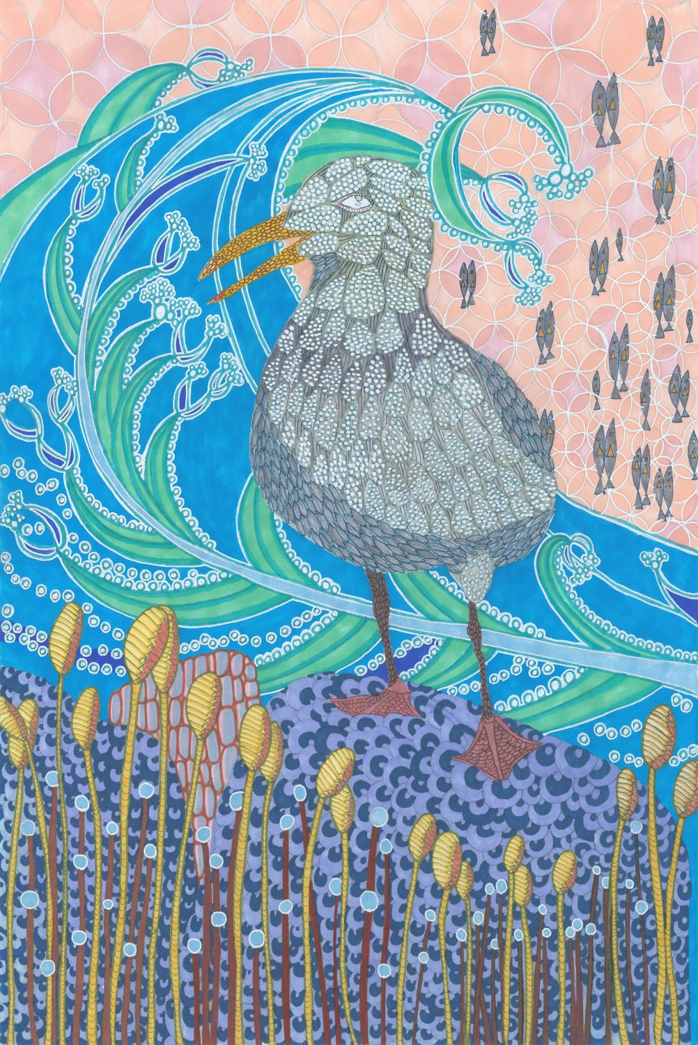 Seagull - Large Print