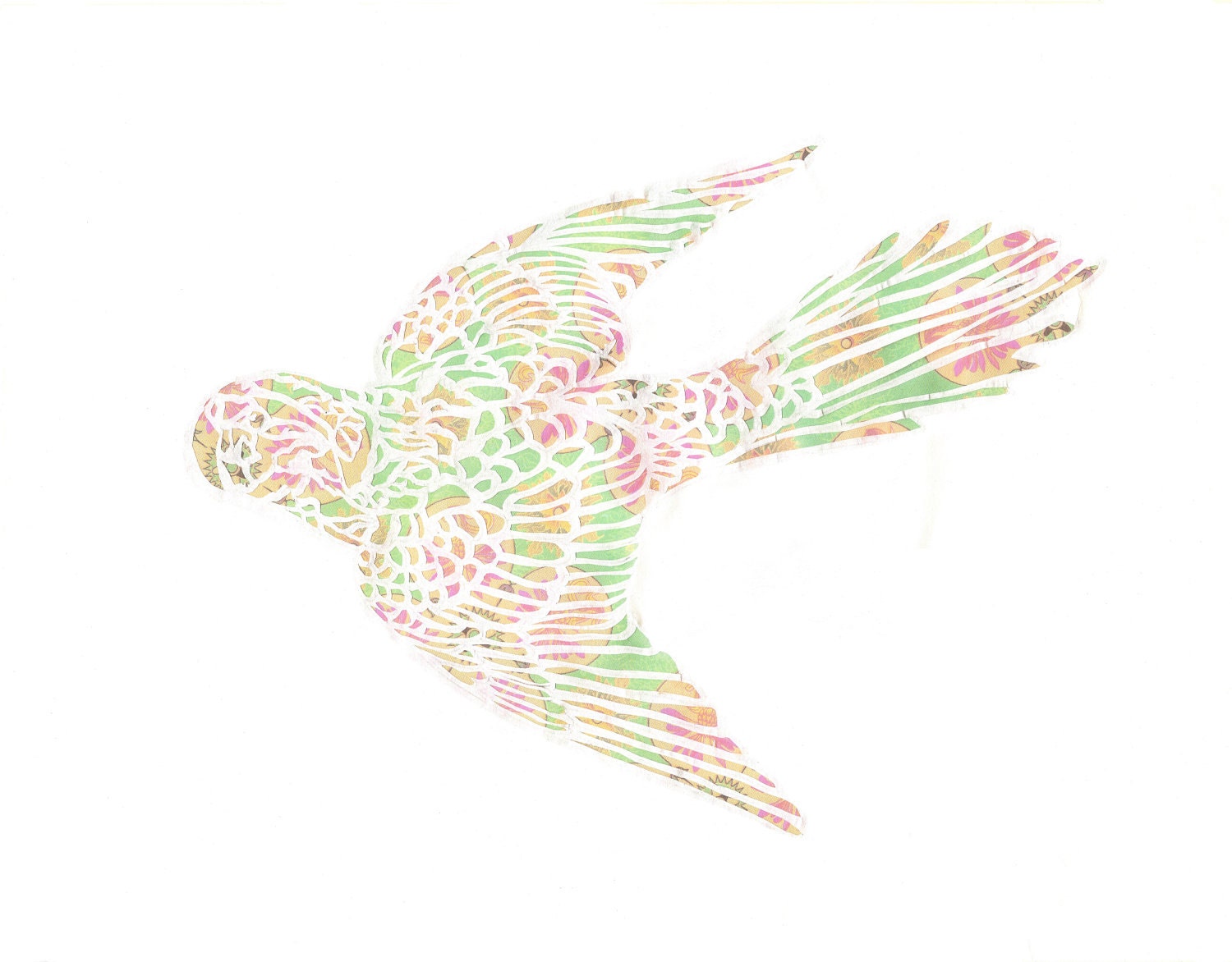 Papercut PRINT - Parrot