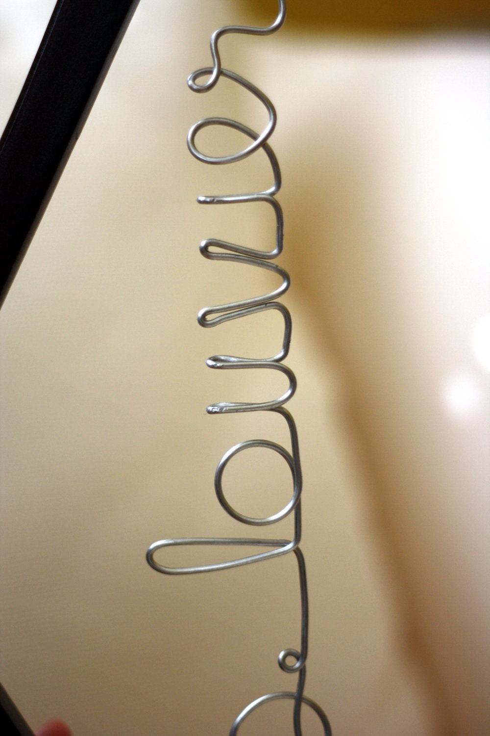 Walnut Finish - Personalized Wedding Hanger