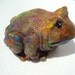 Cast Cement Stone Hippy Toad