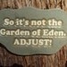 Garden Of Eden, Hand Cast and Painted Wall Hanging, Inside, Outside