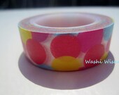 Washi Tape Roll in Polka Party