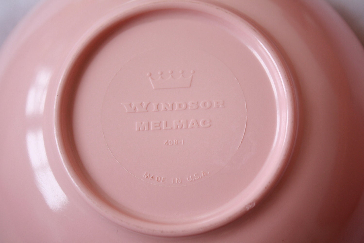 Pink Vintage Melmac Windsor Set 1950s Melamine Retro Deco Mid Century Modern