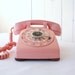 Pink Rotary Phone Western Electric Model 500 Made in 1950s