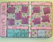 Magnetic Child Chore Chart: Toddler Girl