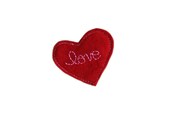 Wool Felt Heart Hair Clip, love, kids, toddler, embroidered, modern, bright colors, boutique chic, fall