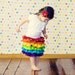 Girls Rainbow Birthday Skirt, children's clothing, kids, toddler, baby