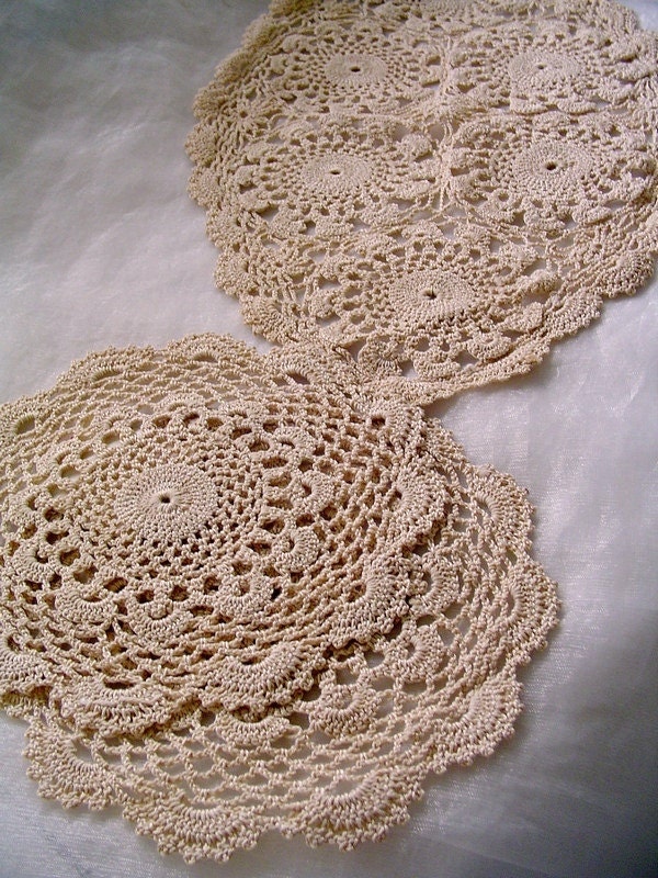 Doilies Hand Embroidered Set Of 3
