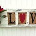 Wedding Sign LOVE, wedding flower holder, home decor