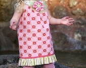 READY TO SHIP Size 3T Ruffle Tunic Dress/Shirt for Summer