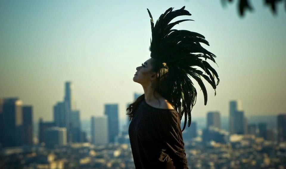 Feather Mohawk  - "The Crow" (Customizable)