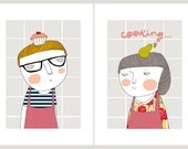 Cooking - Prints - 8 x 11.5 - A4