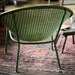 Vintage Hoop, Saucer Chair, Green