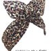 Leopard Animal Print PIN UP wire ROCKABILLY Headband Hair Wrap