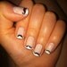 Mustache Nail Decals Black and Clear Simply Silhouette by Inspired Nails