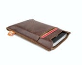 iPhone 4S  Case / Wallet (Marpole) - Rust Brown Leather
