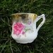 Small Teacup with Rose and Gold Trim