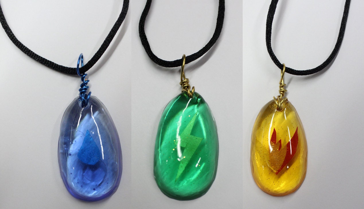 Pokemon Evolution Stone Necklace 3 Pack