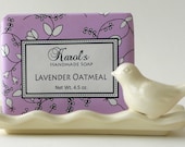 Soap - Handmade Soap - LAVENDER OATMEAL Soap - All Natural - Essential Oil Soap, Vegan