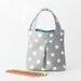 Kid's Bag Mini Pleated Toddler Tote Gray Polka Dot