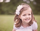 Flower girl accessory or everyday headband for you or your little girl.  CUSTOM COLOR options available.