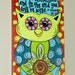 PAINTED OWL CANVAS... Super Cute