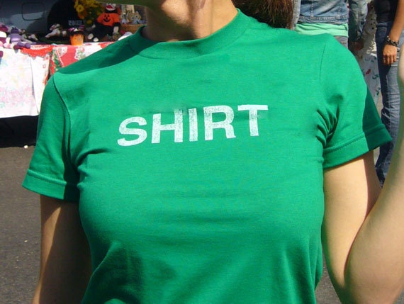 SHIRT - Women's T-Shirt - Green in Small / Medium / Large / X-Large