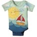 Personalized Sailboat Onesie, Nautical Baby Boy Clothing, Sunshine Birthday Shirt