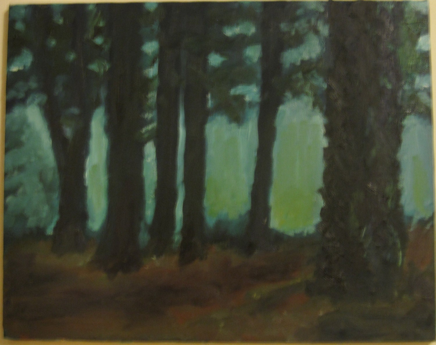 forest life painting